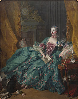 François Boucher, La Marquise de Pompadour, 1756